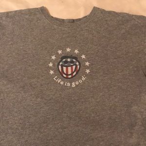 Life Is Good T Shirt Men Medium